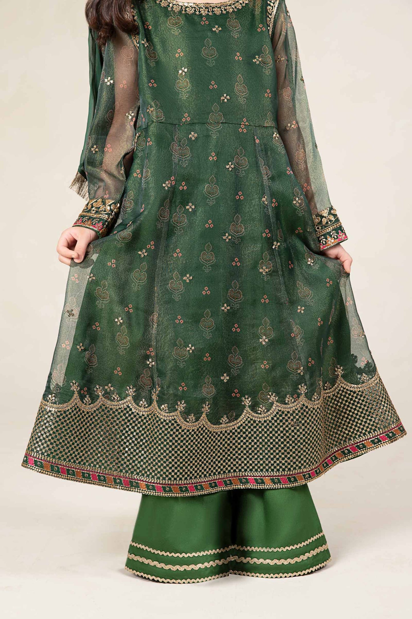 Maria B | 3 Piece Embroidered Cotton Net Suit | MKS-W24-01 - Libasekhas