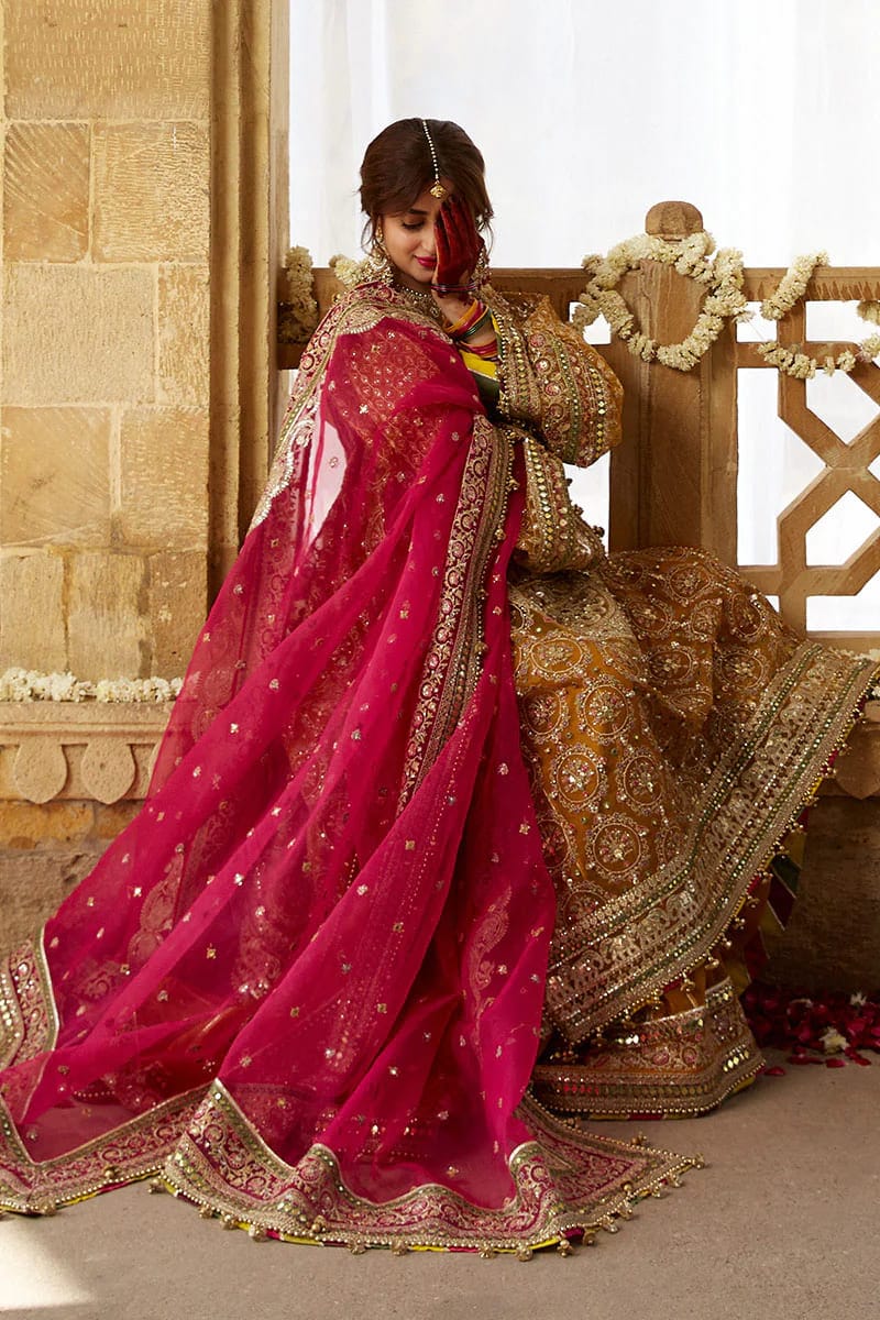 Mohsin Naveed Ranjha – MNR – KESARI – ZWU23-21 – Mustard - Riwayat-e-khas