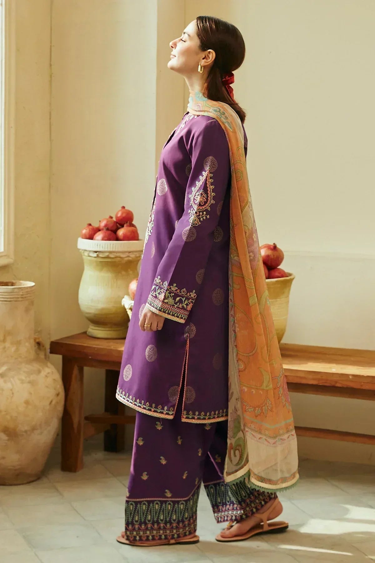Zara Shahjahan | Coco Lawn 24 | MORNI-9A - House Of Anaya