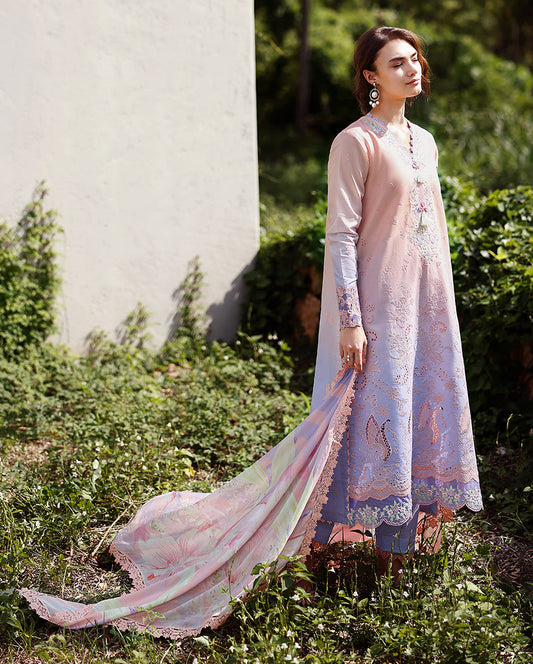 Mushq | Solace | Ombre Chikankari | Morning Veil