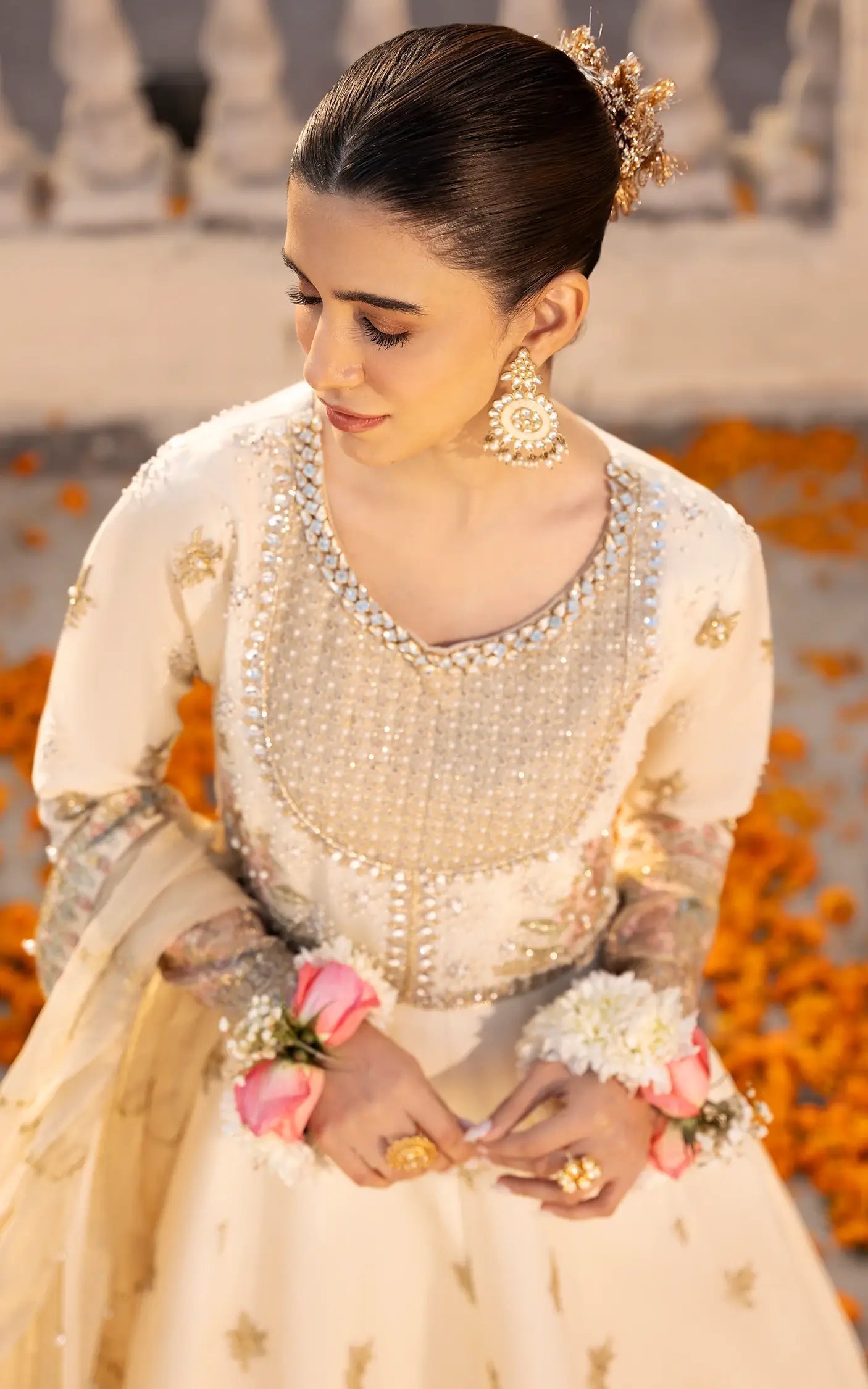 Asifa and Nabeel | Sunehri Eid 25 | Motia-(SEF25-08) - House Of Anaya