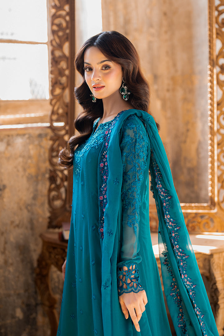 Azure | Ensembles Embroidered Formals | Mystic Teal - House Of Anaya