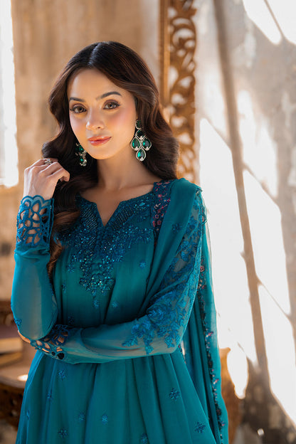 Azure | Ensembles Embroidered Formals | Mystic Teal - House Of Anaya