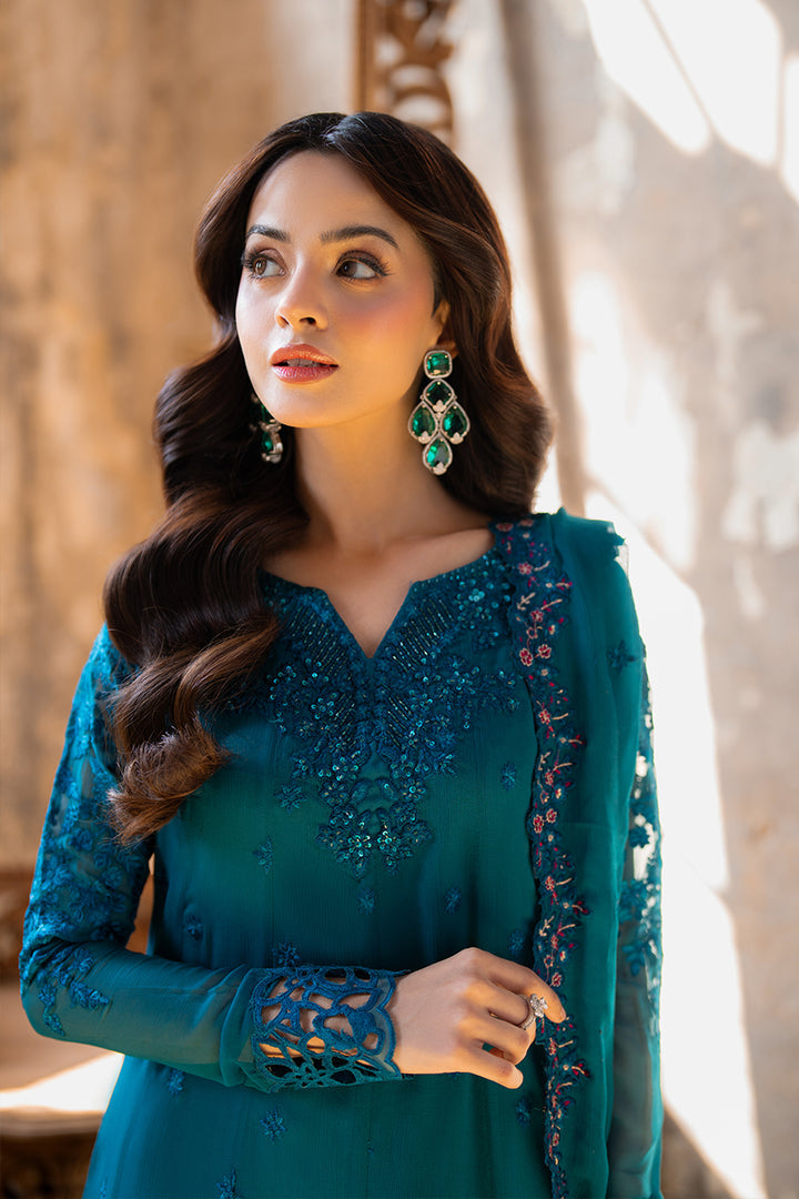Azure | Ensembles Embroidered Formals | Mystic Teal - House Of Anaya
