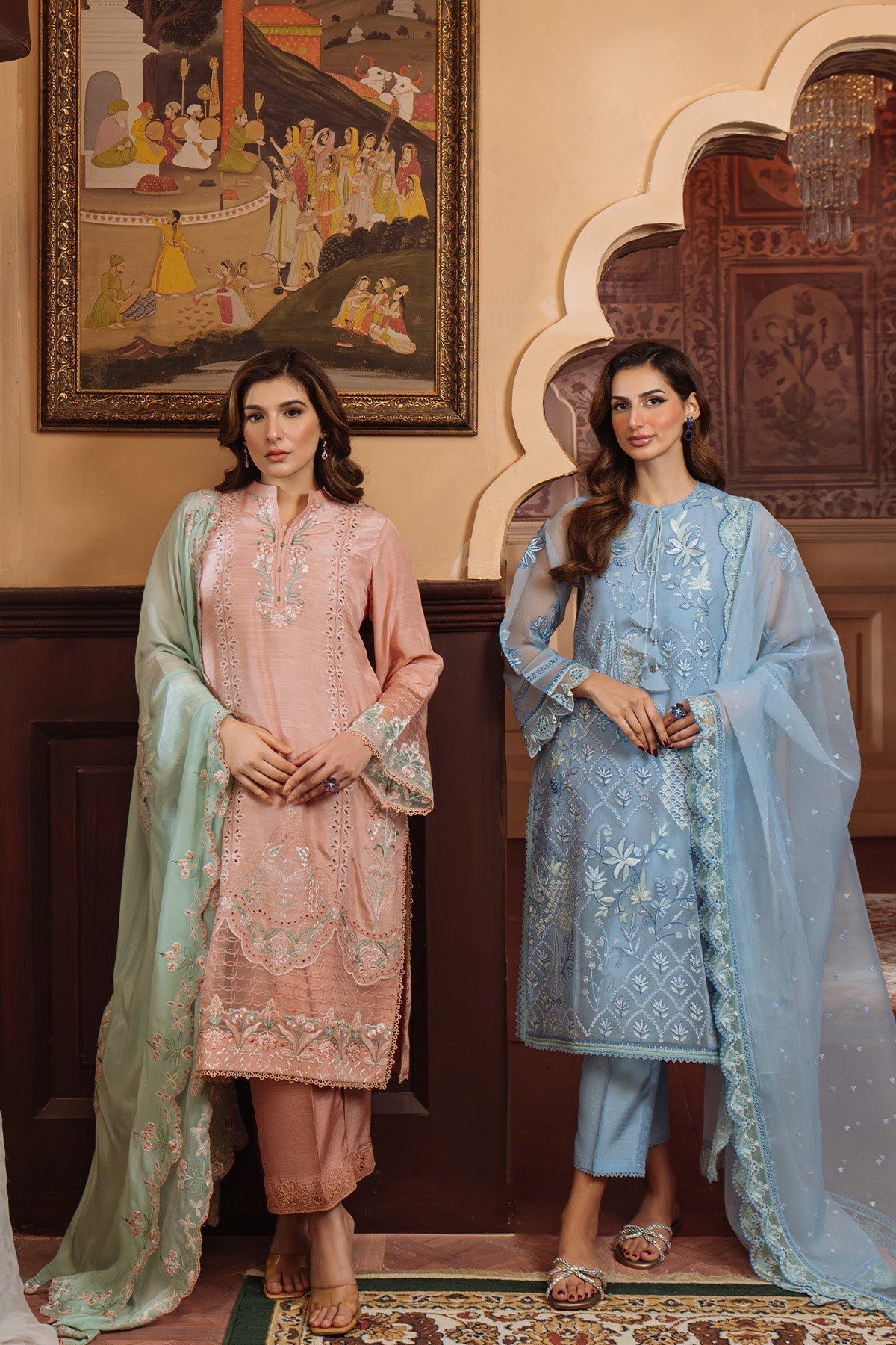 Sahar | Festive Edit Ready to Wear | Glacier Veil - RTW