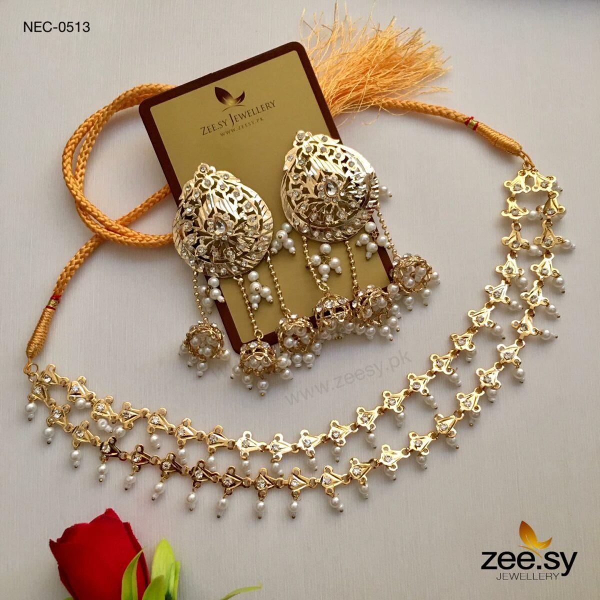 Nauratan Necklace-0513 - Libasekhas