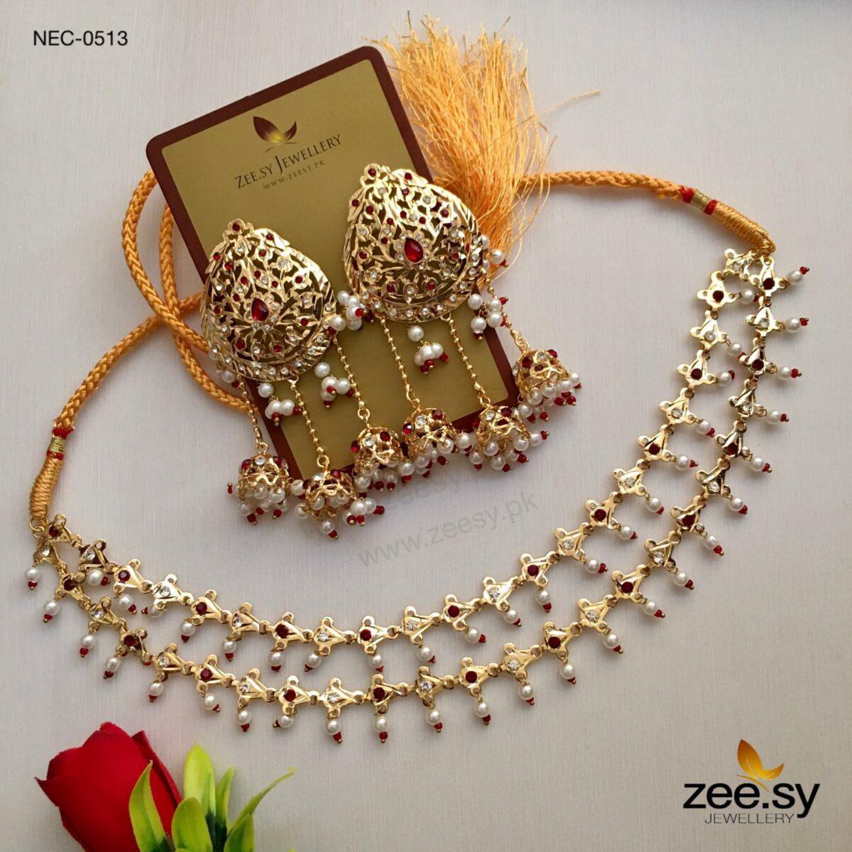 Nauratan Necklace-0513 - Libasekhas