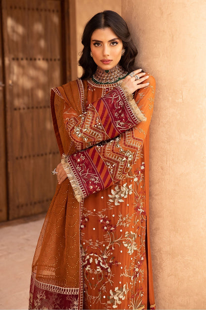Nureh | Embroidered Luxury Chiffon | NEL-22 - House Of Anaya