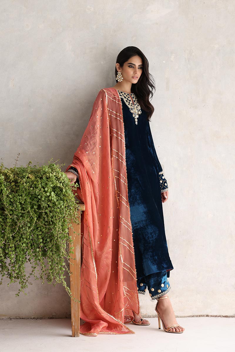 Sana Abbas | Velvet Formals | NINA - House Of Anaya