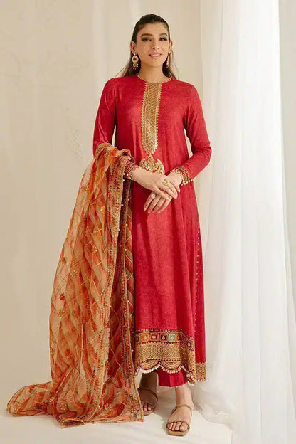 Cross Stitch | Wedding Festive 23 | POMPEIAN RED - House Of Anaya