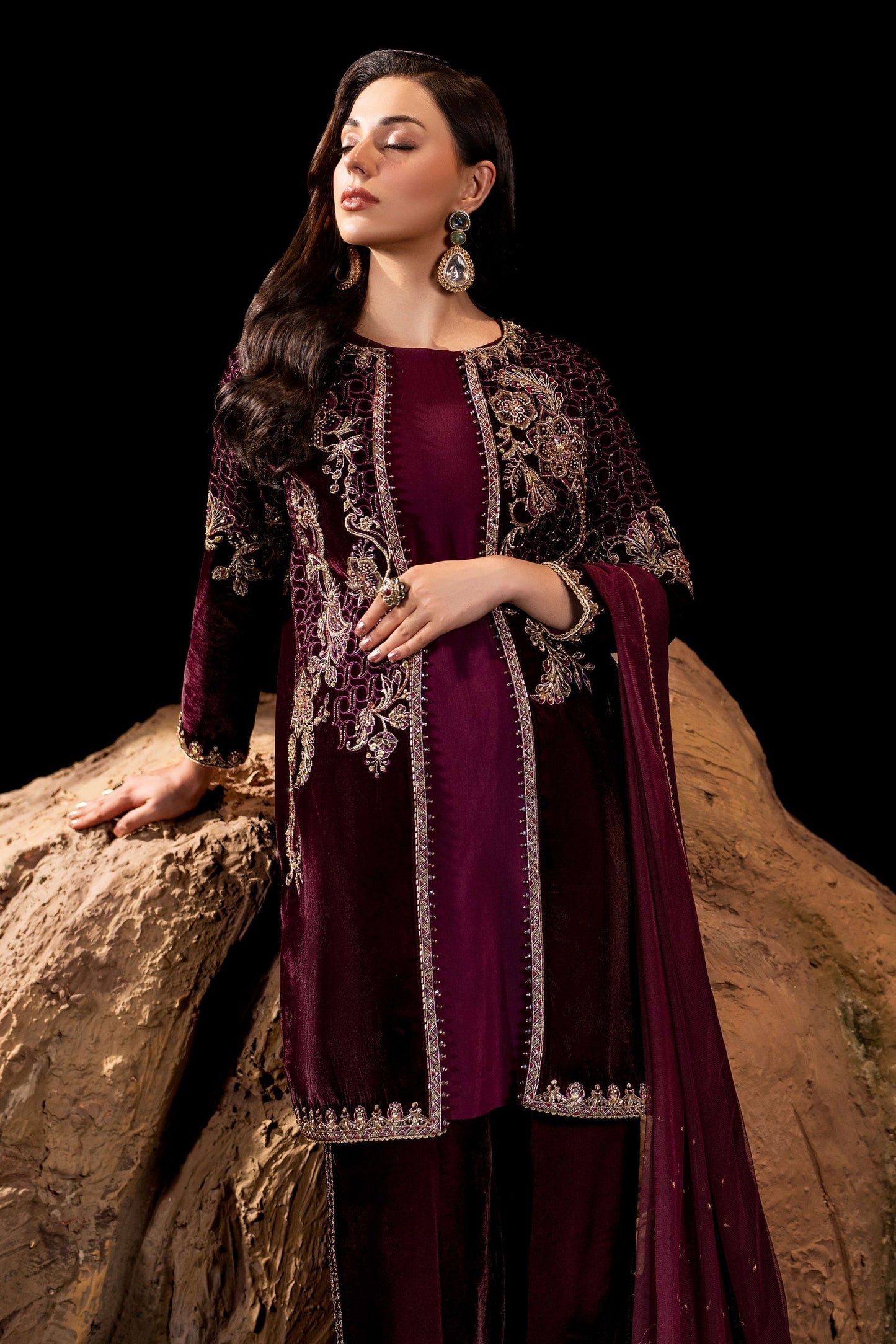 Naqshi | Makhmal 24 | Qandeel - House Of Anaya