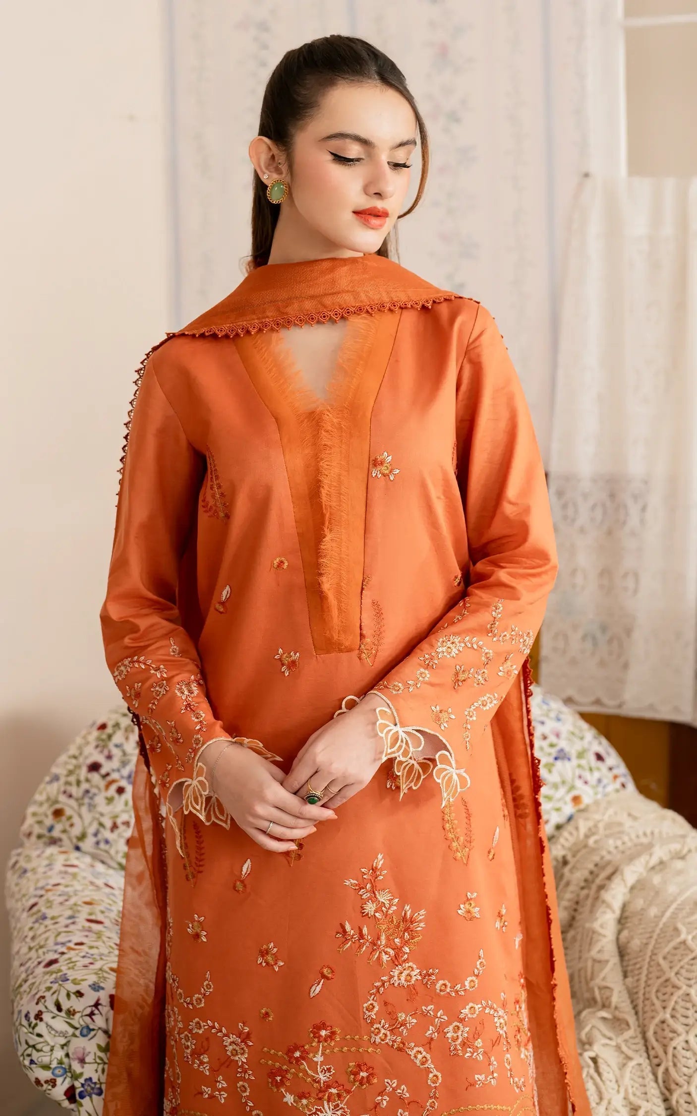 Asifa and Nabeel | Meraki Vintage 25 | Nargis (MVL25-19) - House Of Anaya