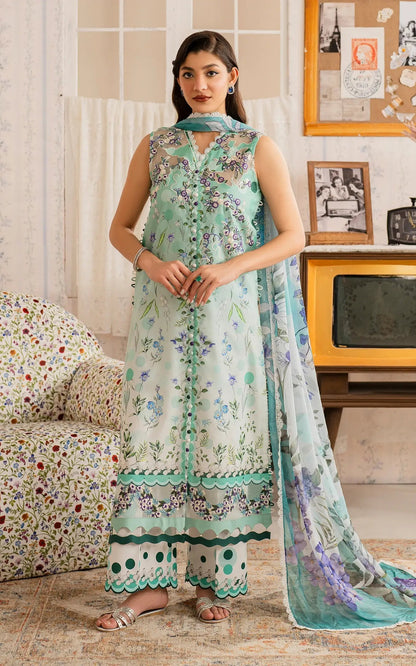 Asifa and Nabeel | Meraki Vintage 25 | Nazneen (MVL25-15) - House Of Anaya