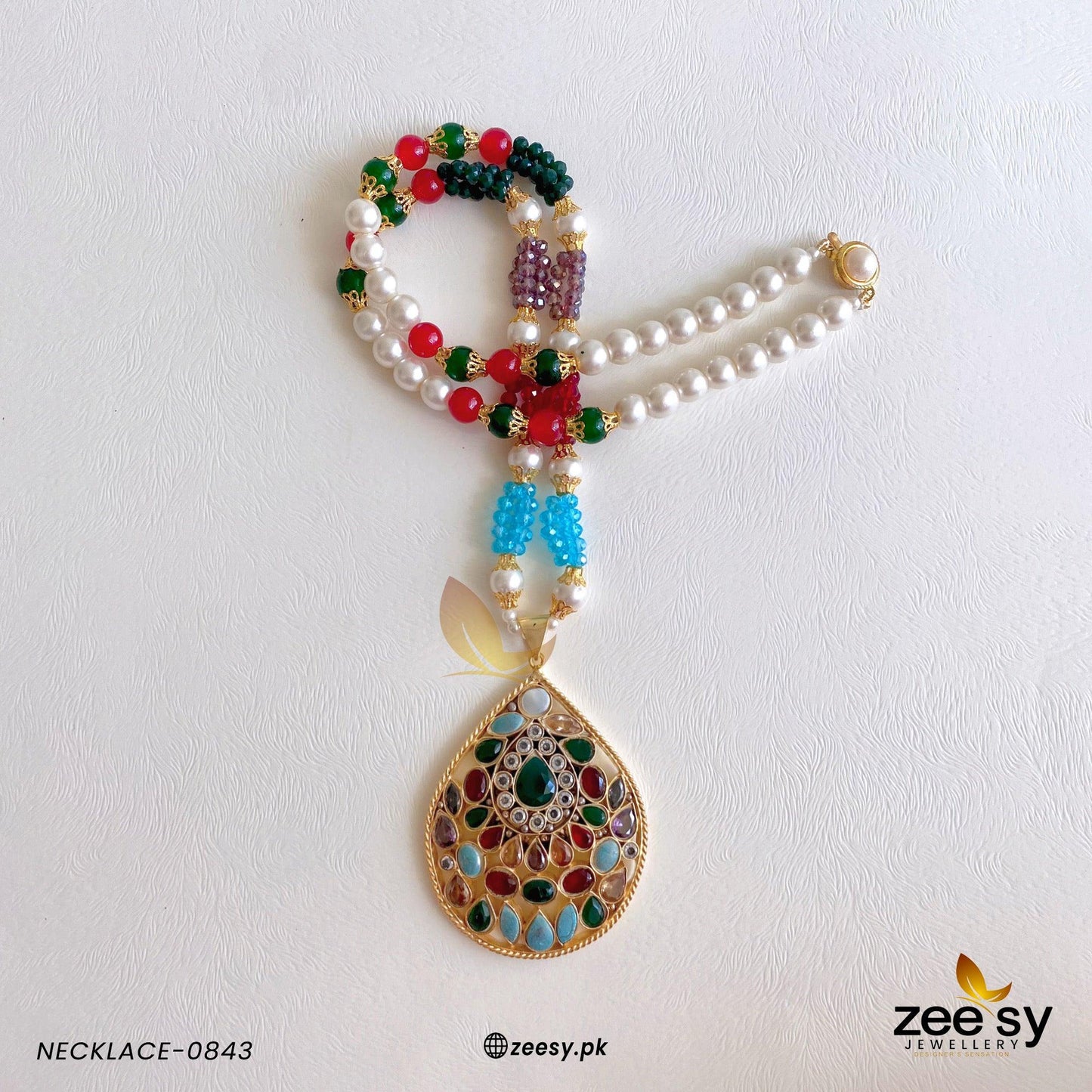 Mala Necklace-0843 - Libasekhas