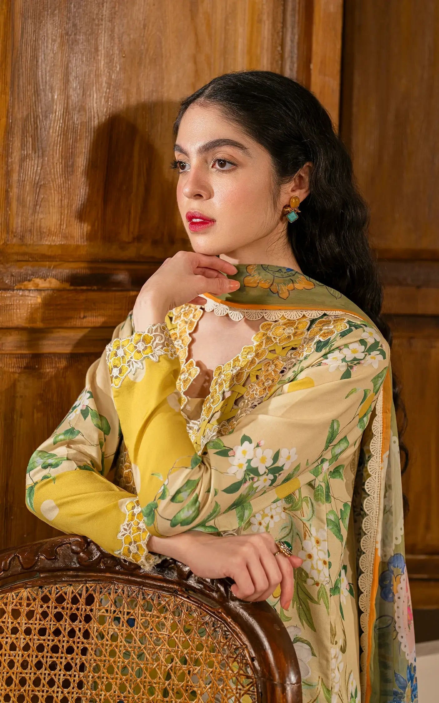 Asifa and Nabeel | Meraki Vintage 25 | Nimbu Pani (MVL25-04) - House Of Anaya