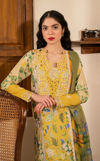 Asifa and Nabeel | Meraki Vintage 25 | Nimbu Pani (MVL25-04) - House Of Anaya
