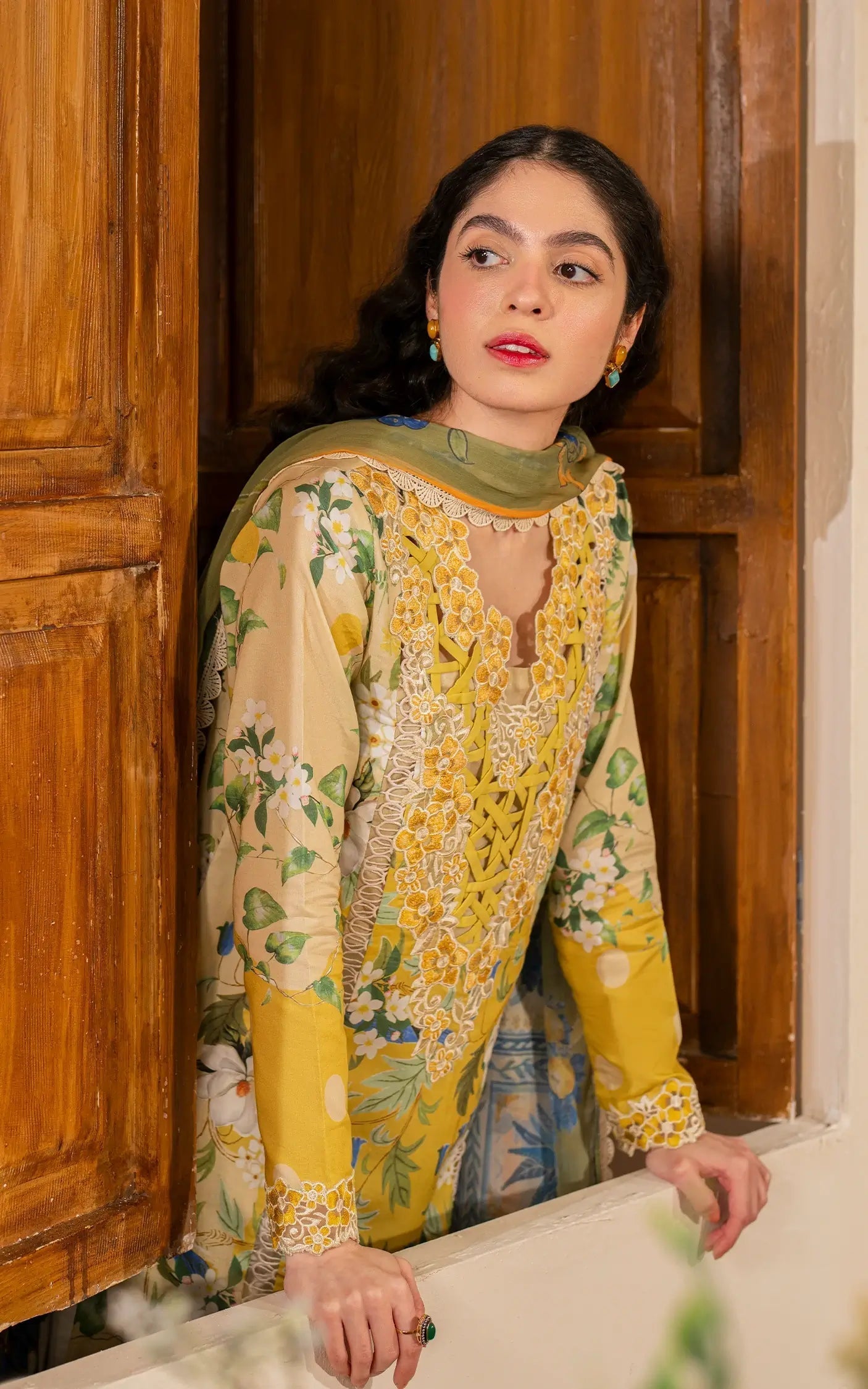 Asifa and Nabeel | Meraki Vintage 25 | Nimbu Pani (MVL25-04) - House Of Anaya