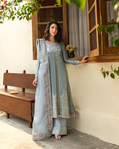 Mushq | Sunehri Lama Silk | Nissa