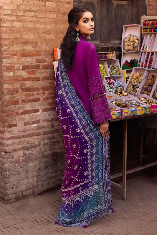 Nureh | Bazaar Lawn Chikankari 24 | NS-125 - House Of Anaya