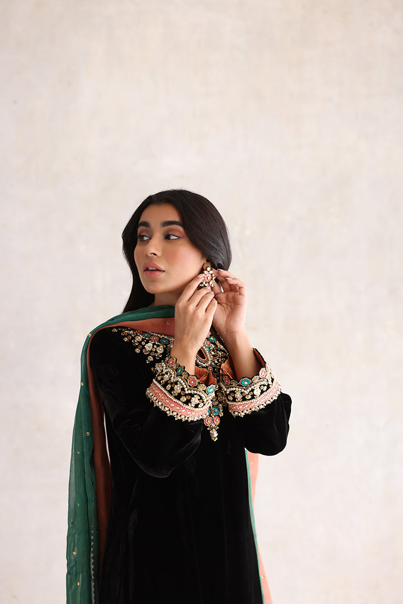Sana Abbas | Velvet Formals | NURGUL - House Of Anaya
