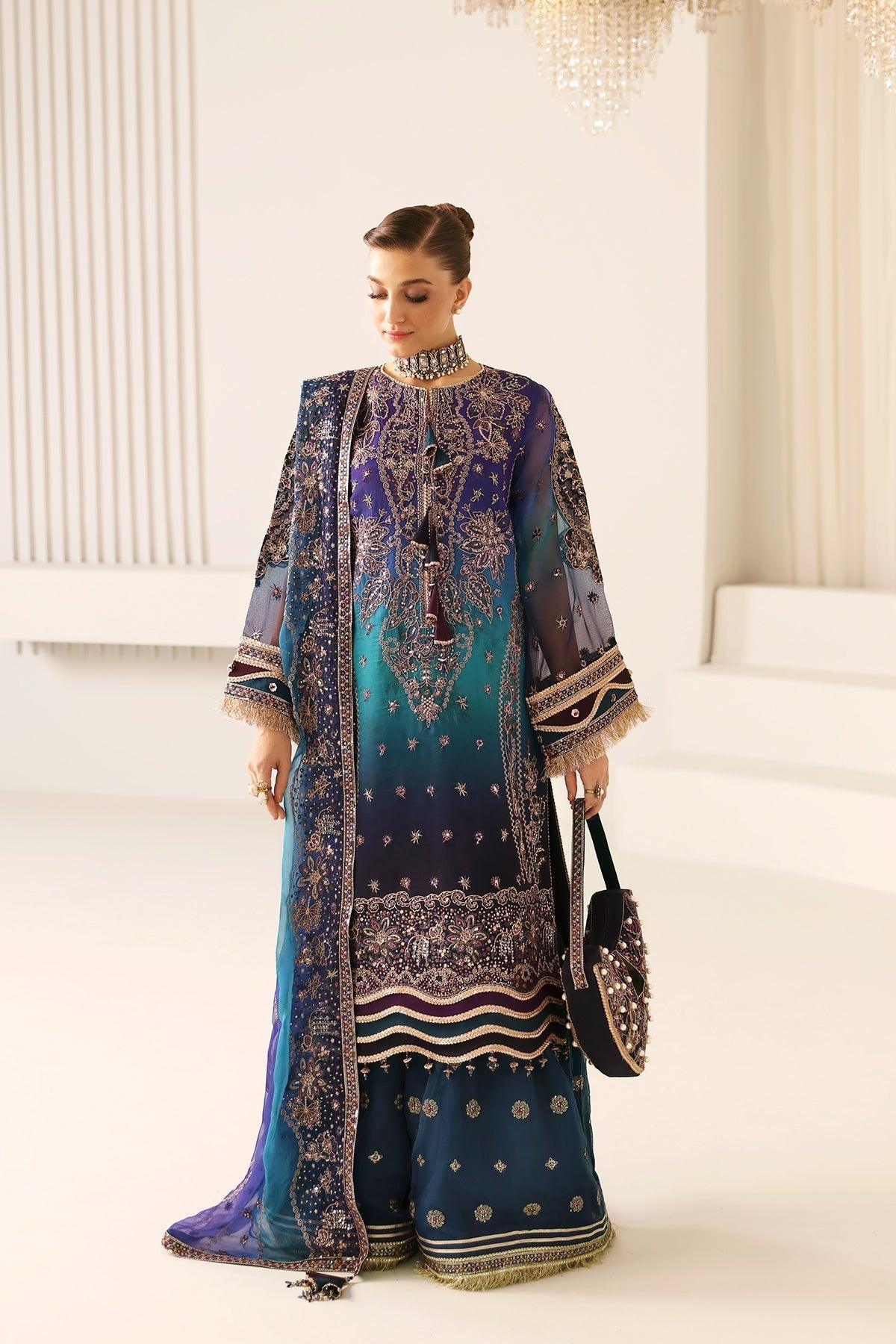 Alizeh | La Ruha Wedding Formals | AF-CH-2182-Oasis - House Of Anaya