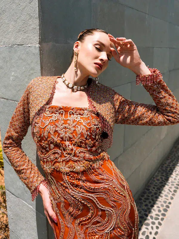 Epoque | Ciel Luxury Couture | Ochre - House Of Anaya