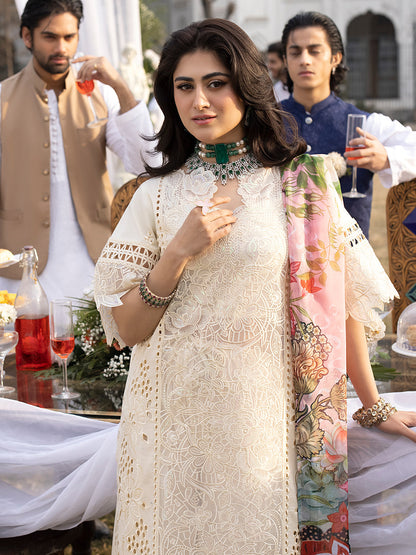 Mahnur | Mahrukh Luxury Lawn 24 | OPAL - House Of Anaya