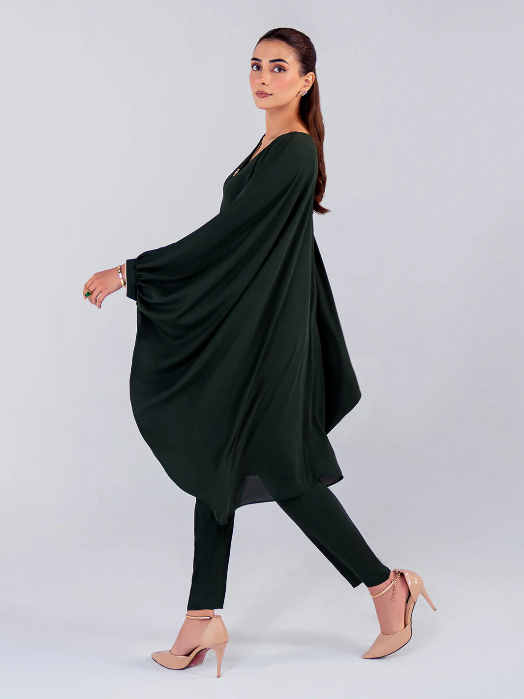 Hemstitch | Georgette Affair | Olive