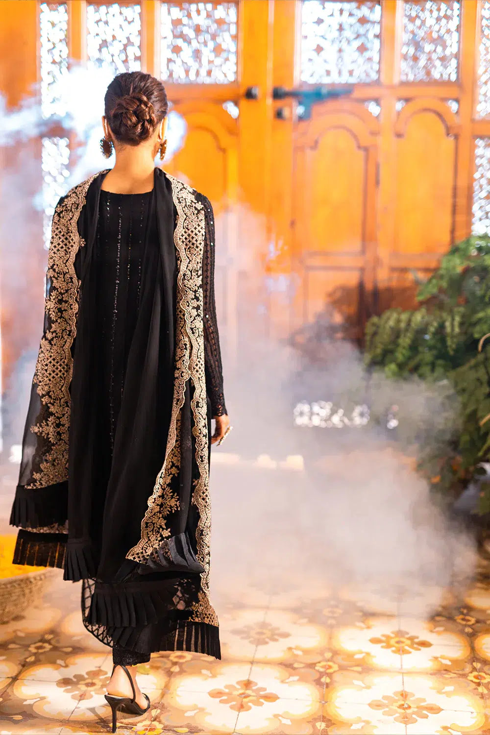Azure | Embroidered Formals | Onyx Dove - House Of Anaya