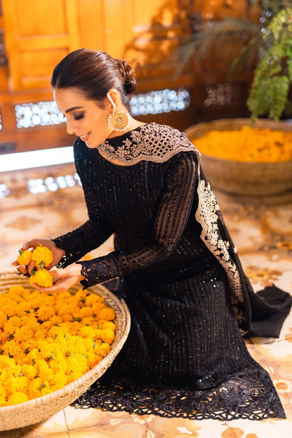 Azure | Embroidered Formals | Onyx Dove - House Of Anaya