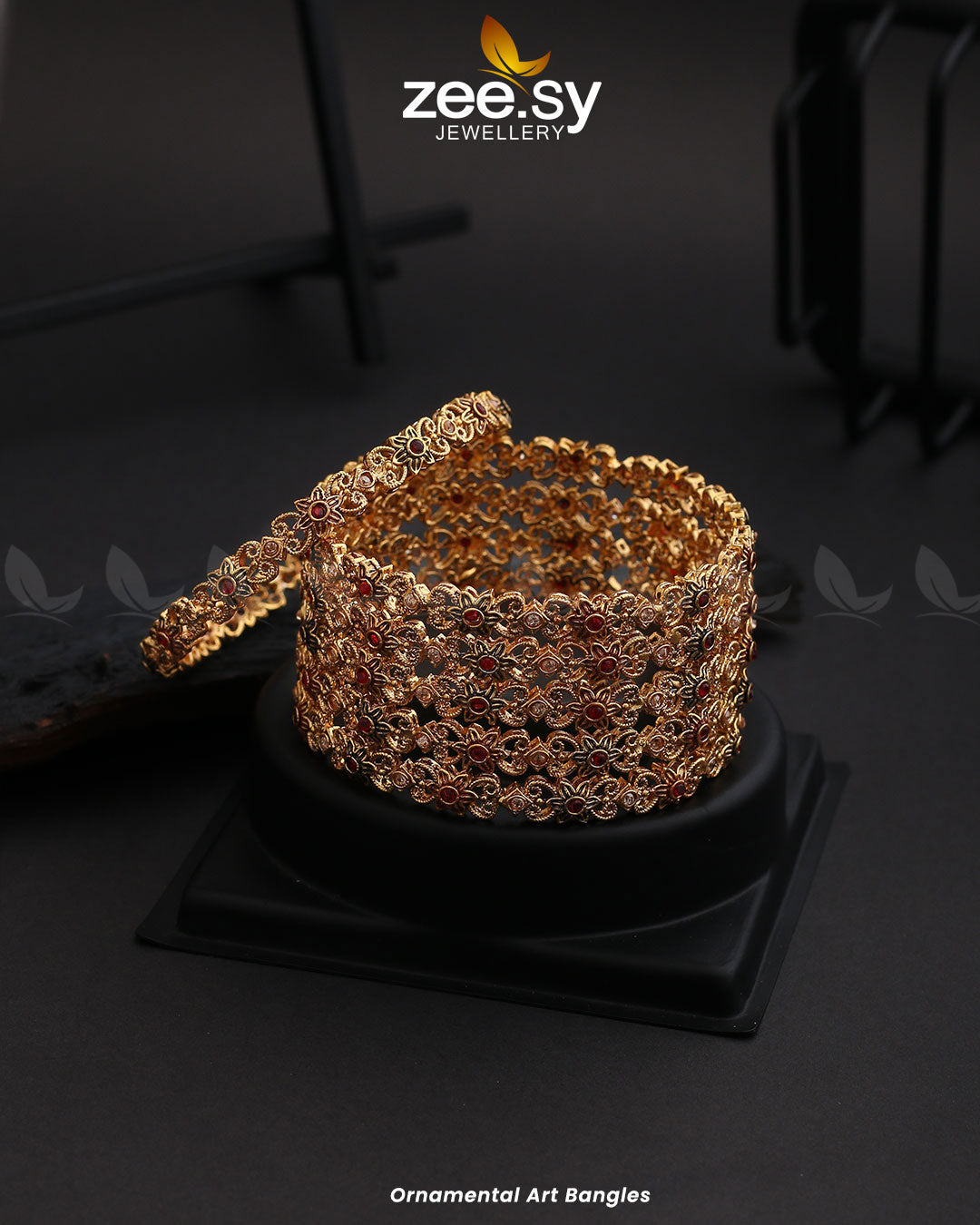 Ornamental Art Bangles - Libasekhas