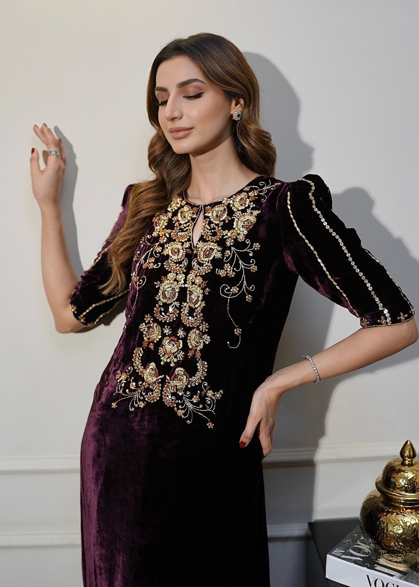 Mahum Asad | Voila Velvets | Jade - House Of Anaya