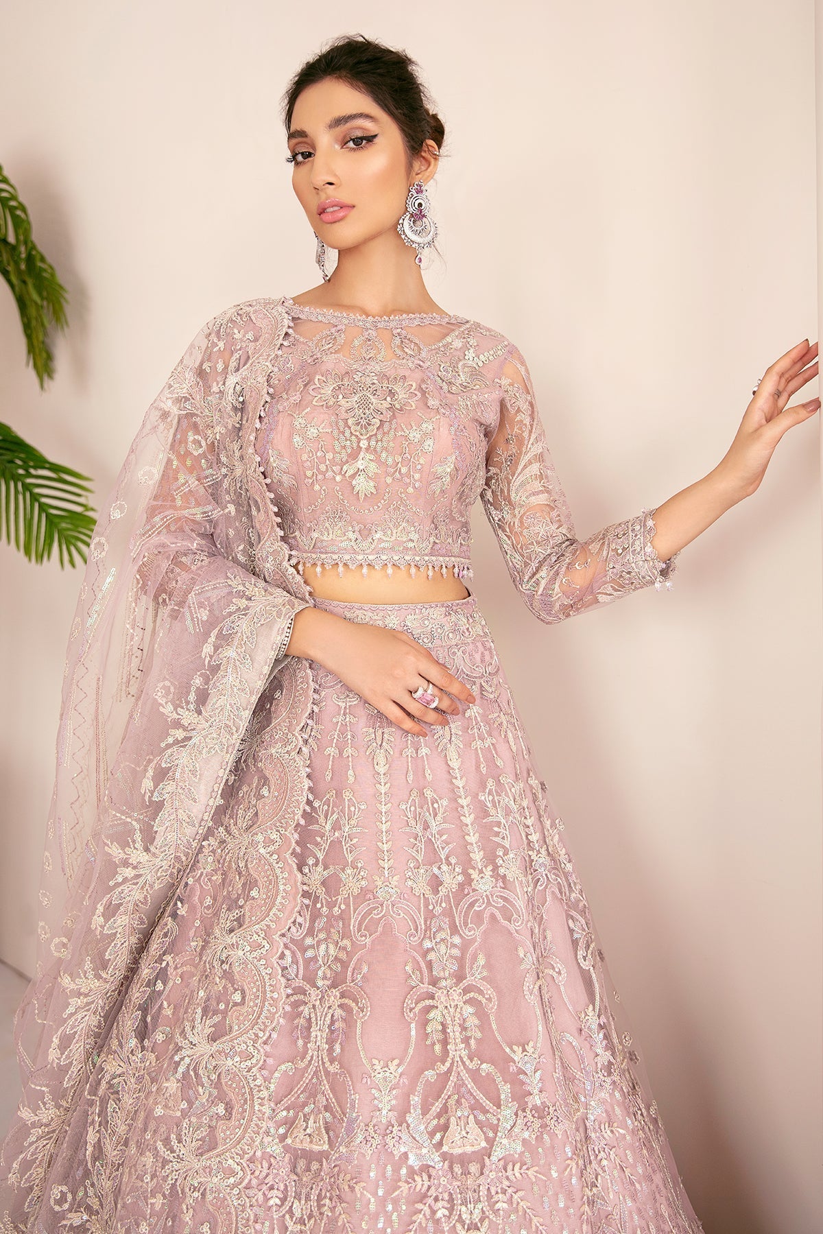 Baroque-EMBROIDERED NET CH08-01 - Riwayat-e-khas