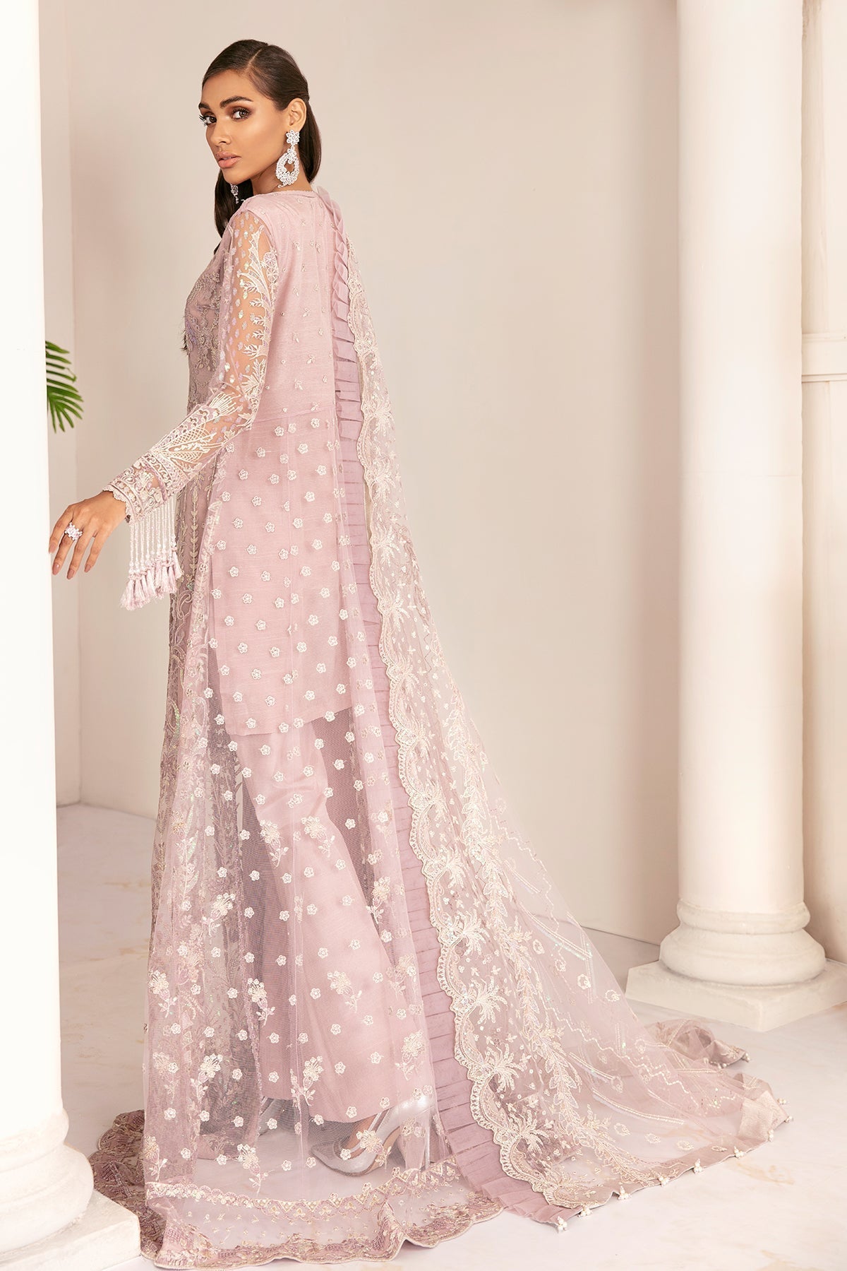 Baroque-EMBROIDERED NET CH08-01 - Riwayat-e-khas