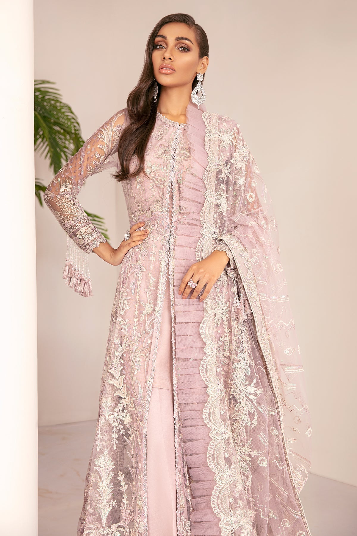 Baroque-EMBROIDERED NET CH08-01 - Riwayat-e-khas