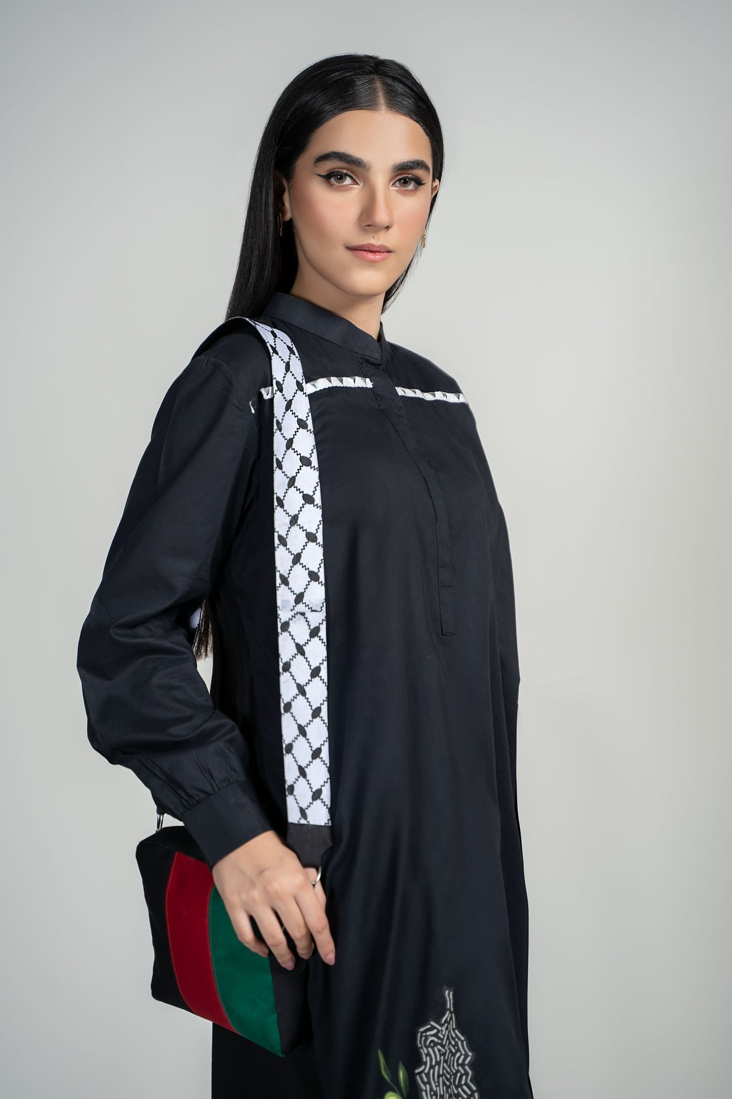 Maria B | Luxury Winter Pret 25 | PS-PF24-04-Black
