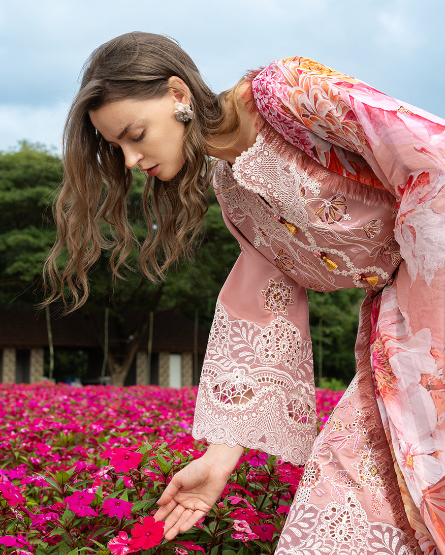 Mushq | Hemline the Secret Garden | Peach Blossom