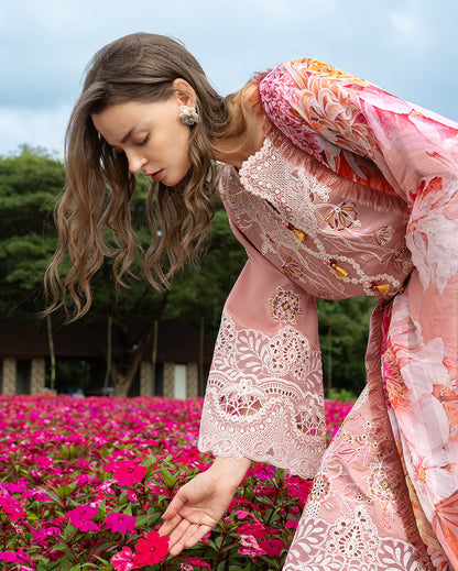Mushq | Hemline the Secret Garden | Peach Blossom