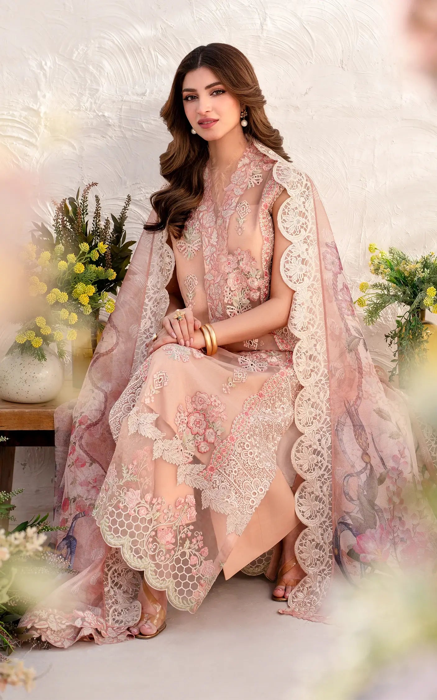 Asifa and Nabeel | Azalia Summer 25 | Peony (AZL25-01) - House Of Anaya