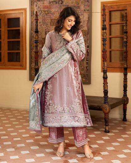 Mushq | Sunehri Lama Silk | Periwesh