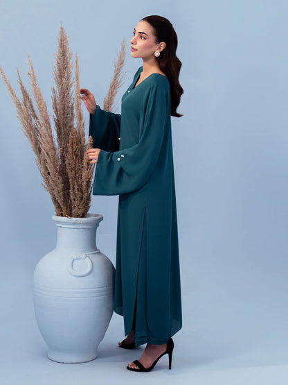 Hemstitch | Georgette Affair | Persian Blue