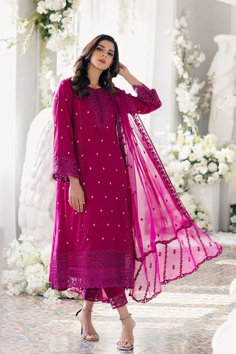 Azure | Ensembles Embroidered Formals | Petunia Plum - House Of Anaya