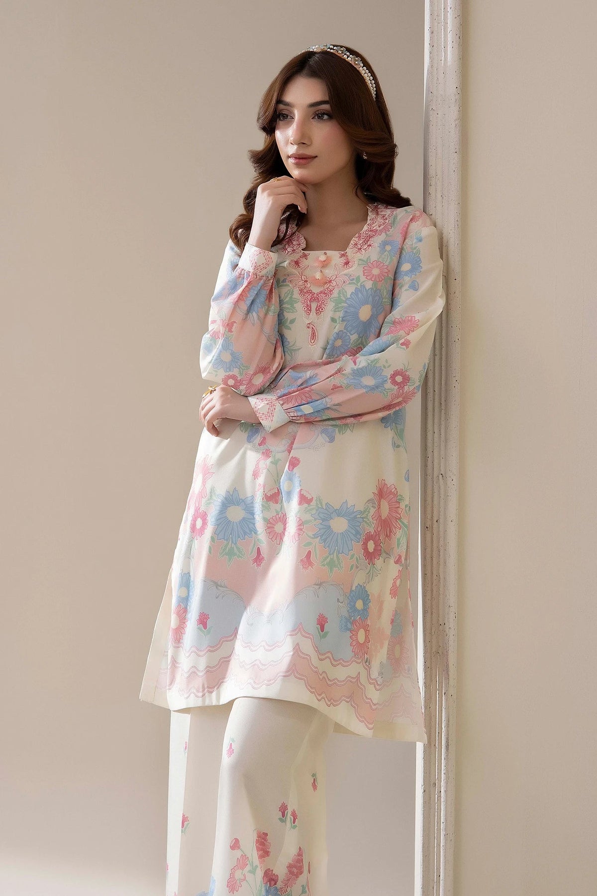 Adans Libas | Embrodiered Co Ord Sets | 4204