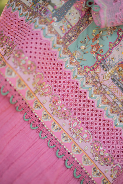 Qalamkar | Luxe Silk |   UA-07 TESSA - House Of Anaya
