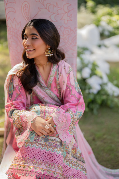 Qalamkar | Luxe Silk |   UA-07 TESSA - House Of Anaya