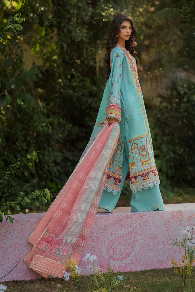 Qalamkar | Luxe Silk |   UA-06 SARA - House Of Anaya