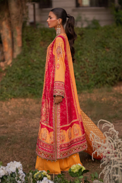 Qalamkar | Luxe Silk |  UA-05 FIORE - House Of Anaya