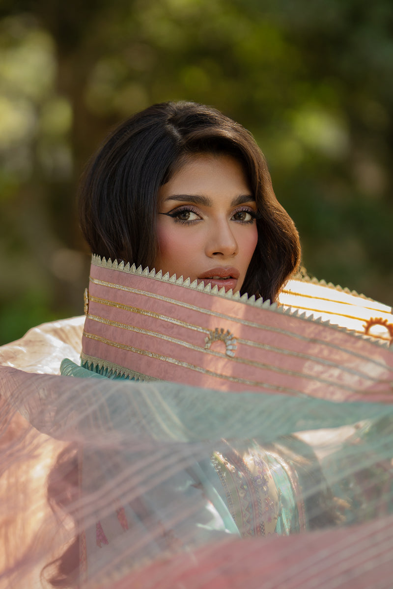 Qalamkar | Luxe Silk |   UA-06 SARA - House Of Anaya