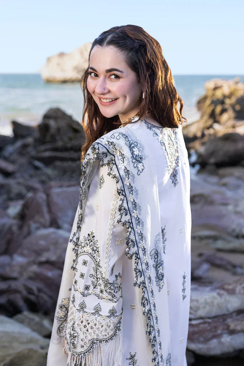 Qalamkar | Sahil Kinare Luxury Lawn | FP-02 FIZA - House Of Anaya