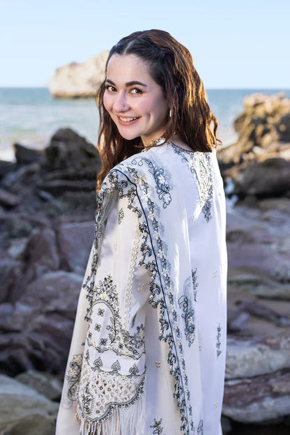 Qalamkar | Sahil Kinare Luxury Lawn | FP-02 FIZA - House Of Anaya